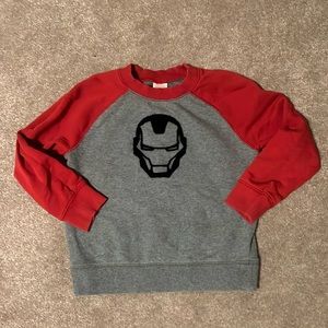 Little Boys Iron Man Crewneck Sweatshirt